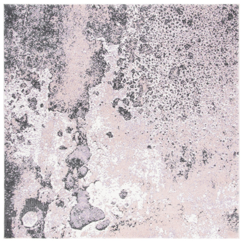 Brentley Performance Abstract Rug, Square 6'7"