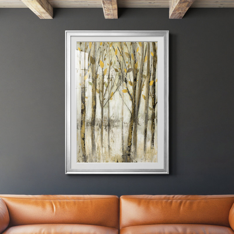 Voir la lumière - Tableau encadré en verre, grand format, pour salon, H 26,5 po x l 36,5 po x P 1,5 po, Argent