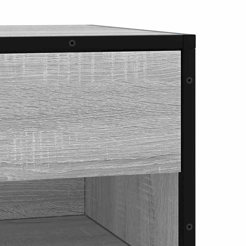 4 Pair Shoe Storage Bench, Grey Sonoma