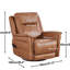Fauteuil inclinable à bascule motorisé et pivotant à 240 degrés à position infinie-541370046