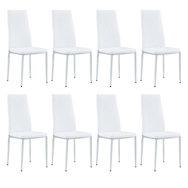 Ensemble de chaises de bureau 8 pièces Classic Business l 15 po x P 15 po x H 38,6 po