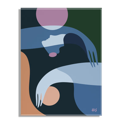 «Self Love No 2» par Maggie Stephenson, art mural flottant en acrylique