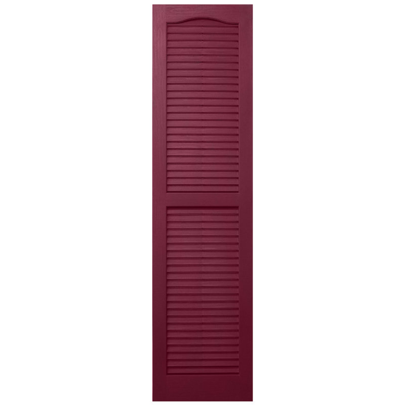 Volet cathédrale à persiennes standard, Vert, 81 po, 14.5"