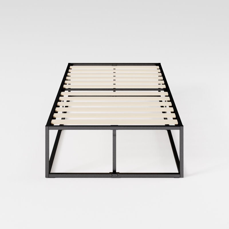 Dekker Metal Bed Frame, 46 cm, Black, Single (3')