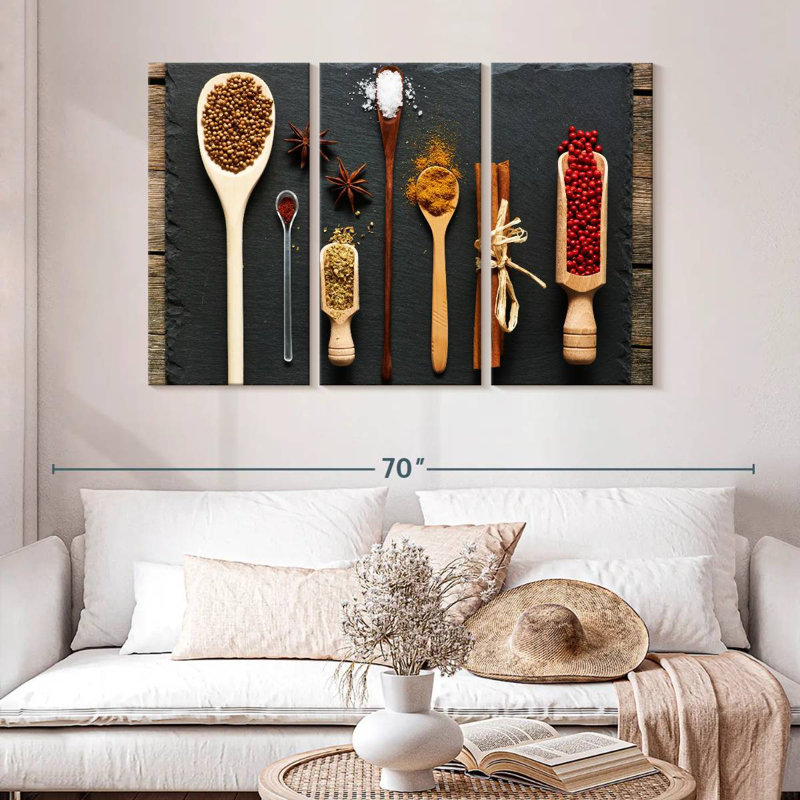 Yarlin Kitchen Spices, 32" H x 50" W