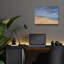 Plage, maisons et surf »par Thomas Stotts, acrylique-1768832411