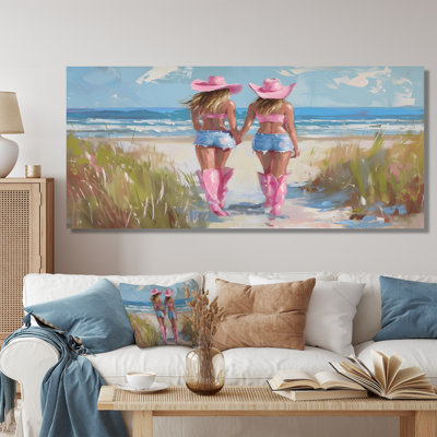 Cowgirls Surfside Beach Babes - Cowgirls, art mural