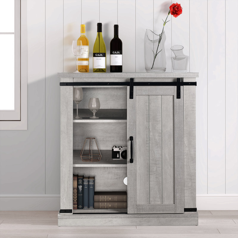 Fatu TV Stand for TVs up to 40", Saw Cut Off White