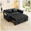 Canapé-lit avec lit escamotable, canapé convertible en velours moderne pour les petits espaces et les salons-2055059815