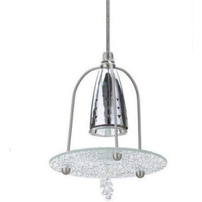 1 Light Mini Pendant -  Cal Lighting, UP-925/6-BS