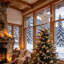 Sparkling Gold Star Christmas Tree Topper