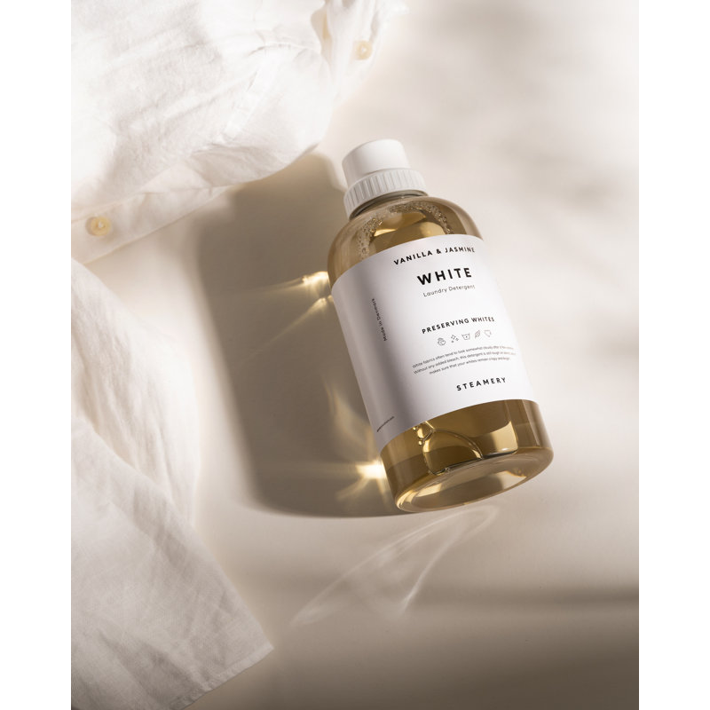 Détergent à lessive blanc