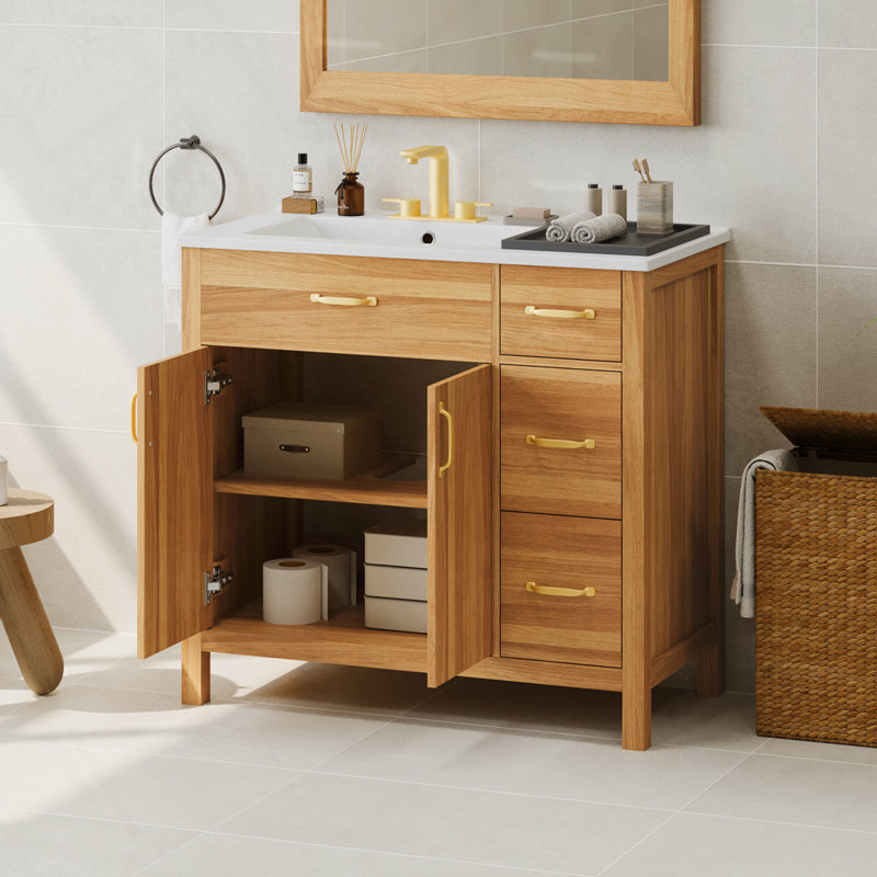 Meuble-lavabo 36 po avec lavabo en céramique