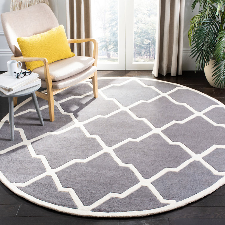 Carolene Hand Tufted Wool Geometric Rug
