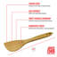 Spatule Joyce Chen en bambou bruni, 13 pouces