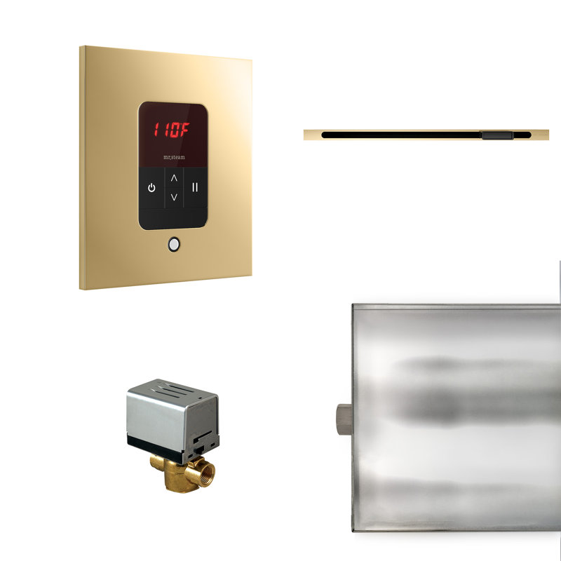 Steam Generator Control, Polished Brass