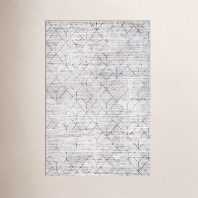 Machine Washable Geometric Rug
