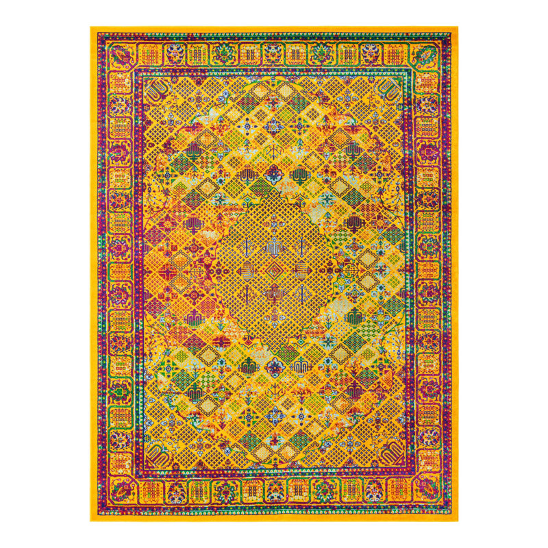 Erkand Oriental Indoor Rug, Rectangle 7'10" x 10'
