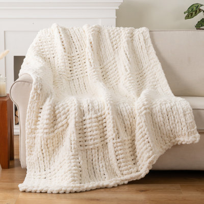 Jeté épais Chunky Knit, 50 po x 60 po