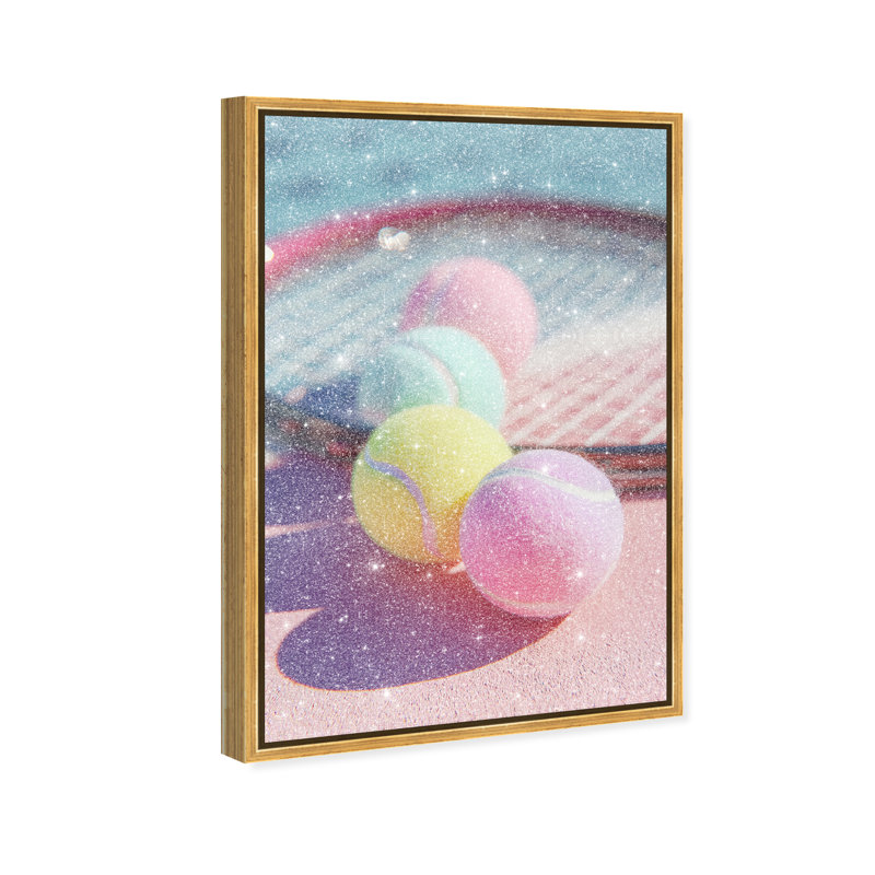 Candy Court Print by Oliver Gal, 31"H x 21"W, Gold Floater Frame