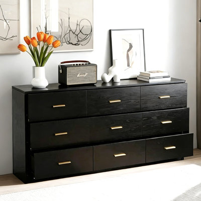9 Drawer Dresser with Large Storage Capacity