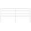 Metal Headboard White 193 cm