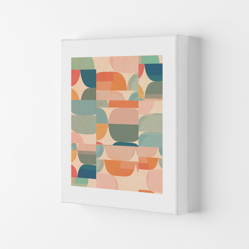 Coral Abstract - Print, No Frame, 59cm H x 42cm W x 1cm D