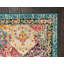 Tapis abstrait doré / vert Galyean-31820882