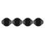 Le Creuset Enameled Cast Iron Set Of 4 Covered Mini Round Braisers, 1/3 Qt. Each, Matte Black