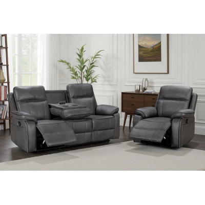 2 - Piece Faux Leather Living Room Set