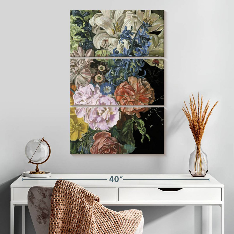 Harnek baroque floral II, H 32 po x l 20 po