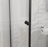 Frameless Corner Shower Enclosure - 36x36x72 in, 1/4 in Clear Tempered Glass, Pivot Opening Black Finish
