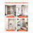 Fixed Glass Shower Panel, 34 x 73.6 in Full-Framed Fixed Shower Screen, 5/16 in Thick Clear Tempered Glass Door with Bottom Seal Strip and Hardware, Easy to Clean, for Bathroom, Matte Black