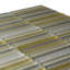11.8" X 11.8" Glass Mosaic Tile-61225472