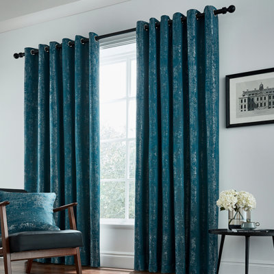 Roma Eyelet Room Darkening Curtains