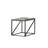 Cascada Solid Wood Top End Table