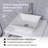 Deaon 36" Single Bathroom Vanity Set with Vessel Sink, Manufactured Wood Top, Faucet, Drain-1970400903-1970400902