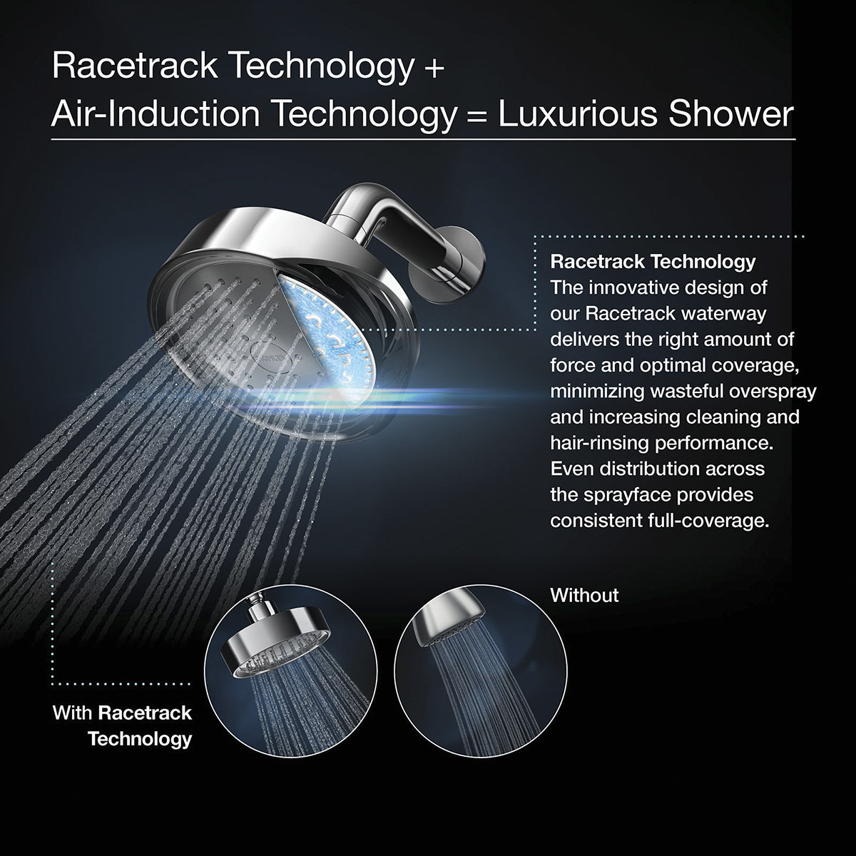 Purist Multifunction Handheld Shower Head, 1.75 GPM, Vibrant Rose Gold