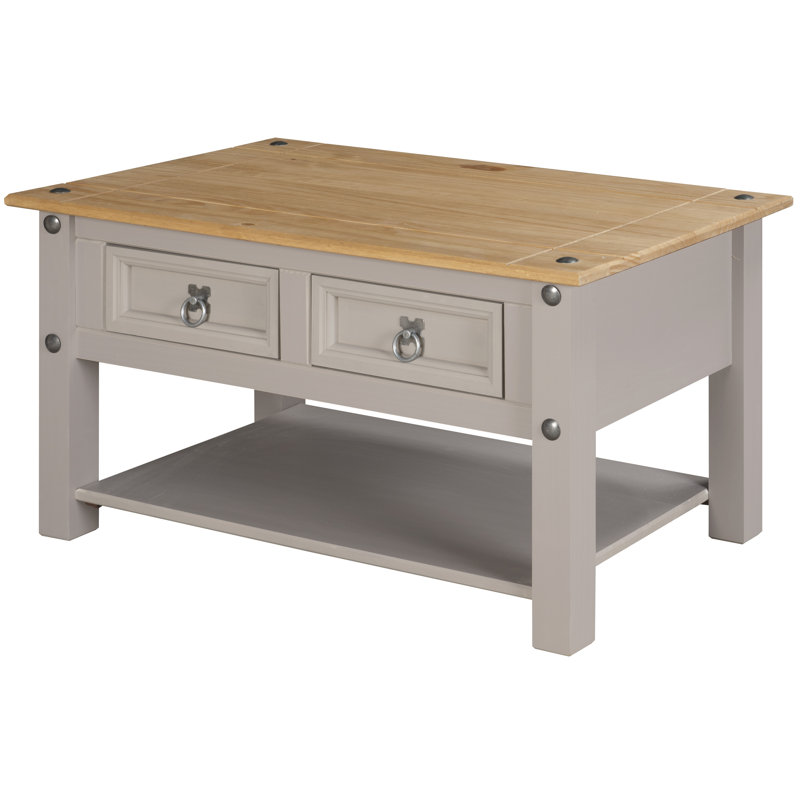 Crestone Four Leg Coffee Table with Storage
