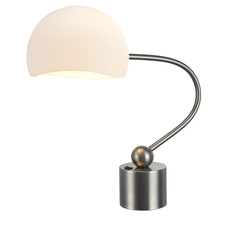 Metal Table Lamp Lamp, Pewter