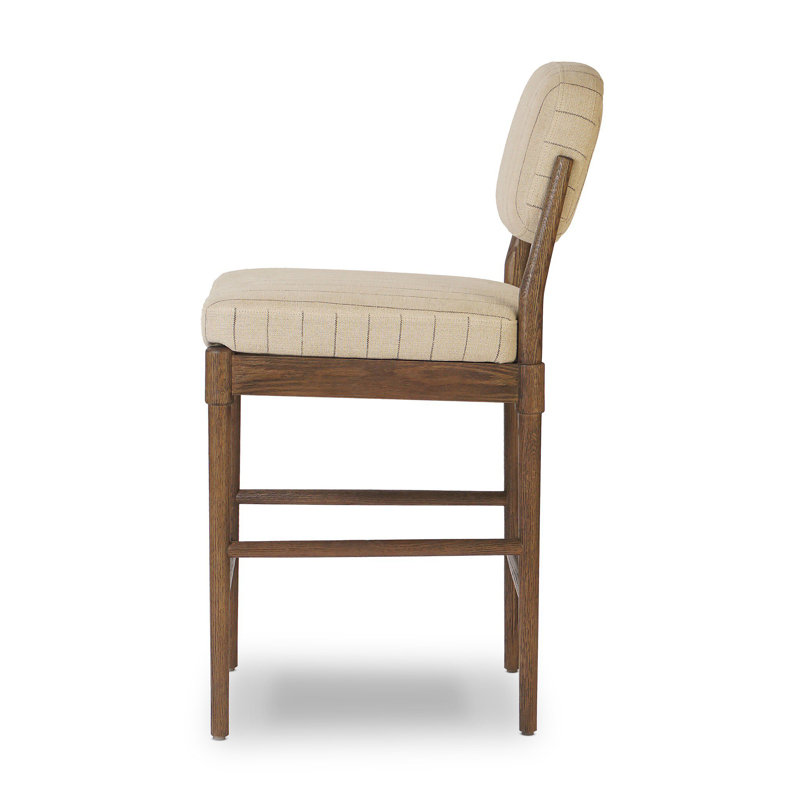 Esther Stool-Lavon Flint, Counter Stool (27.05" Seat Height), Drifted Oak, Lavon Flint