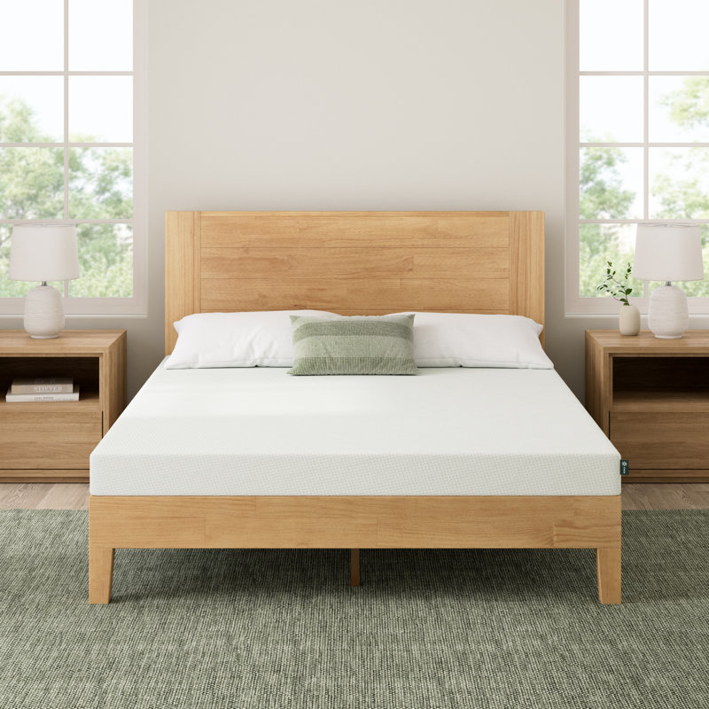 Matelas en mousse viscoélastique imprégnée de charbon de bois 6 po Zinus, Grand lit court, 6