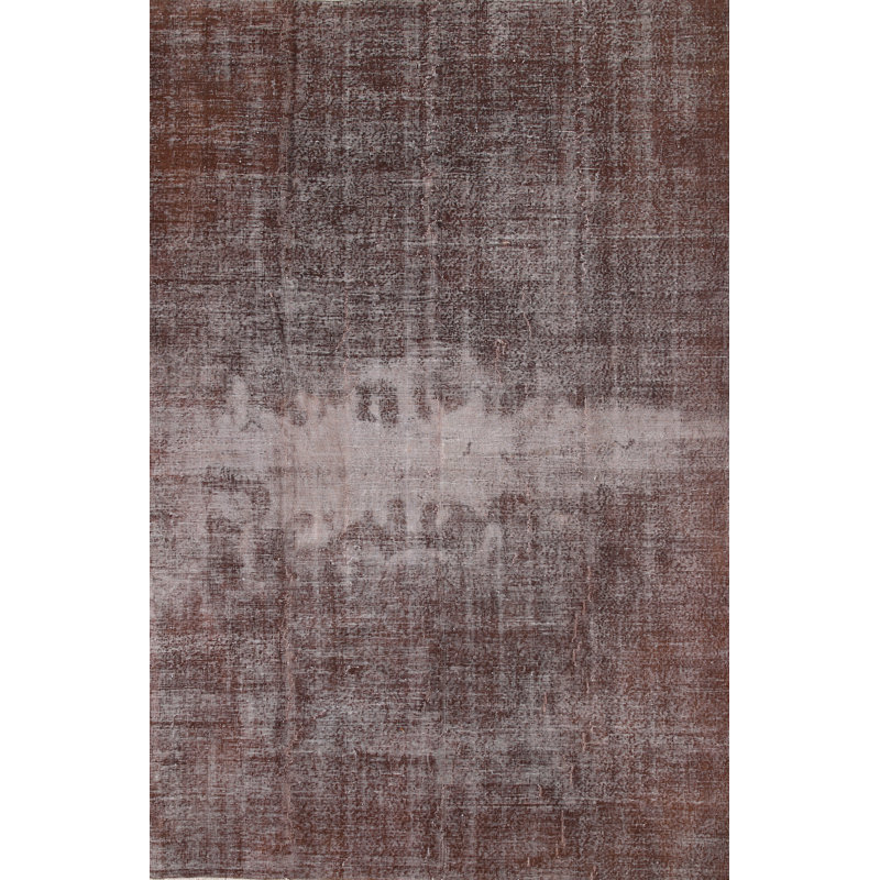 Tapis turc anatolien délavé surteint 7 x 10