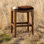 Tabouret de bar Saddle Hide 30 po