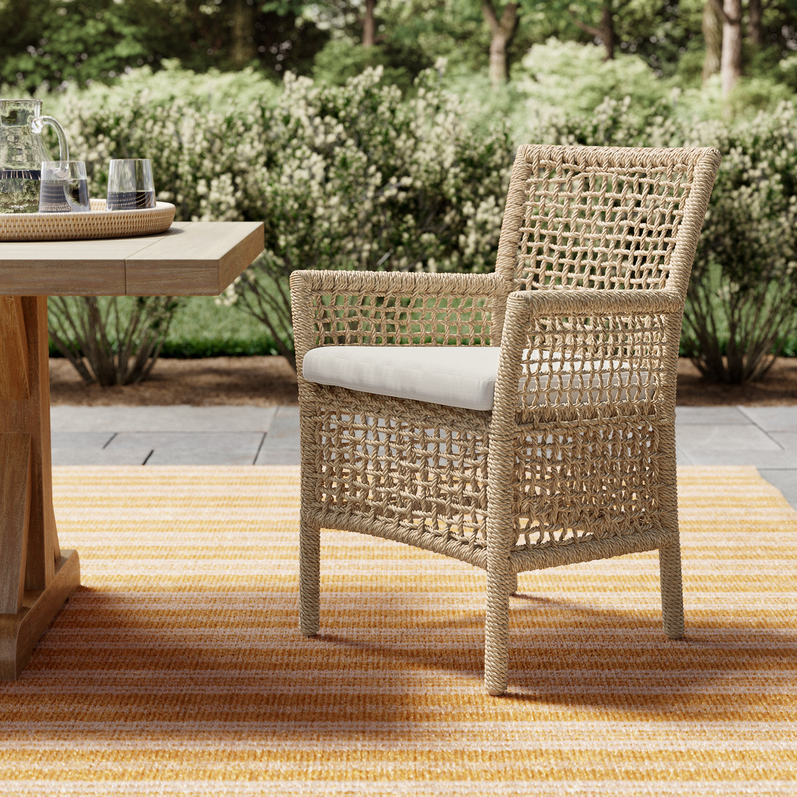 Vivien Patio Dining Armchair
