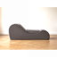 Fauteuil à billes en polyuréthane gris doux et méridienne ergonomique en mousse à haute densité pour la détente dans le salon