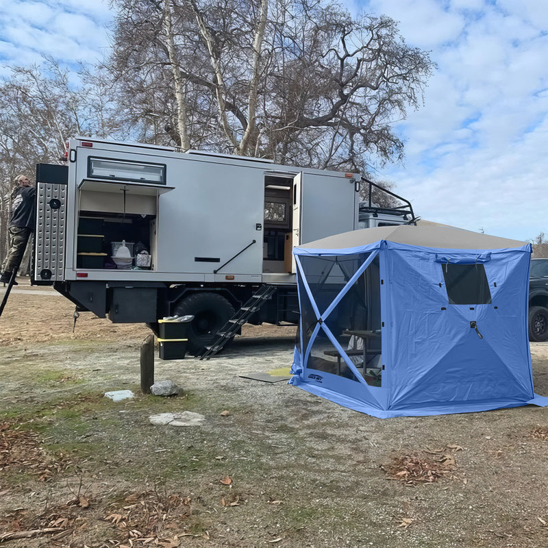 Quick-Set Screen Hub Tent Wind & Sun Panels, Accessory Only, Blue (3 Pack), Slate Blue