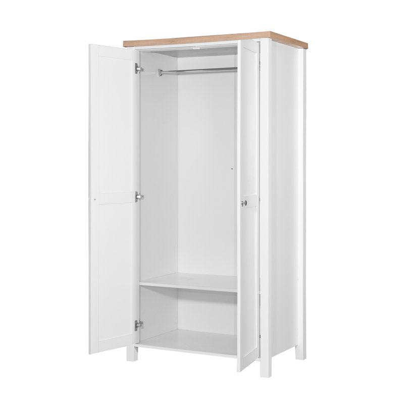 Foote 2 Door Manufactured Wood Wardrobe
