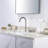 Circular X One Handle Two Holes Bathroom Vanity Sink Faucet with Drain-123849364
