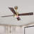  52" Smart Dimmable LED Ceiling Fan with RGB Lights, 3 Color Lights, 6-Speed Reversible DC Motor, Double-Sided Blades, Remote/APP Control-1356314145